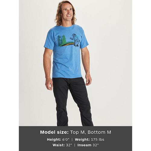 Marmot Trek Clothes - Mens T-Shirts Blue CA5963024 Canada